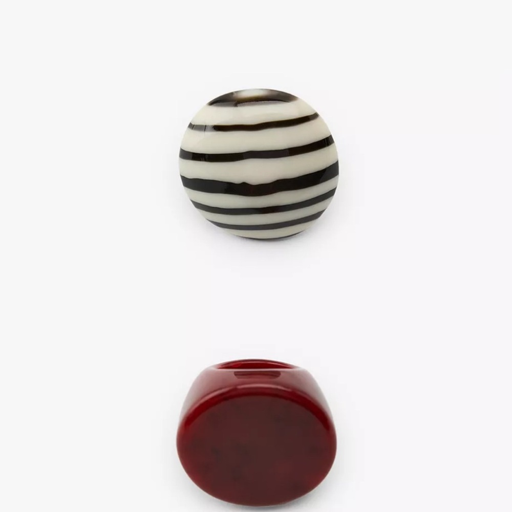 Nwt- zara- Two pack maxi resin rings